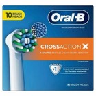 Oral-b Cross Action Electric Toothbrush 10 Count  pack Of 1   White 