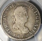 1813 Pcgs F 15 Chile 2 Reales Ferdinand Vii  Spain Colony Silver Coin  24091202d