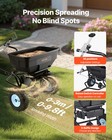 Vevor Tow Behind Broadcast Spreader 130lb 15 Settings 0-9 8 Ft Spreading Width