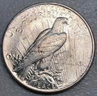 Brilliant Gem Uncirculated  1 1925 Peace  Silver Dollar 90     beauty Coin   130