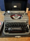 Vtg 1947 Underwood Champion Portable Typewriter With Case  Manual
