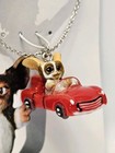 Brand New Gremlins Gizmo Red Car Necklace 3d Pendant 80 s Fandom Wb Throwback
