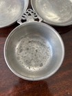 Vintage Set Of 3 Woodbury Pewter  5  2 Bowls  1 Smaller Woodbury Porringer Bowl