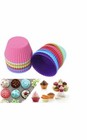 12 Silicone Cake   Muffin Cupcake Liners    reusable Baking Cups   Chocolate Molds