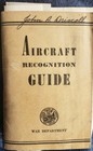 Wwii Us Army 1941 1st Sgt Lot War Department Aircraft Recognition Combat Guide 