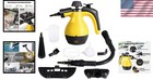 Handheld Steam Cleaner 1050w Portable Steamer W  9 Accessories Yellow