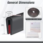 Edge Trim  1 16  Rubber Edge Trim  Flexible Self Adhesive U Channel Edge Guards 