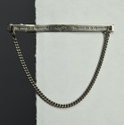 Vintage Tie Clip Mcm Clasp Native American Arrows Symbols Silver Tone Southwest