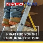 Ladder Work Platform Step Accessory For Extension straight telescoping Ladders