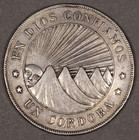1912 H Nicaragua Silver 1 Cordoba