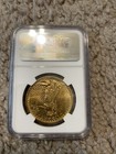 Mint Error- 1922  20  Gold Double Eagle Coin Ngc Ms62- Mint Error-reverse Struck