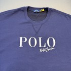Polo Ralph Lauren Men s Long Sleeve Navy Blue T Shirt Sz Xxl Spell Out Logo