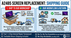 Macbook Pro 16  A2485 Broken Lcd Led Screen Repair Replacement Service