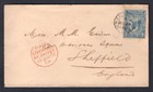 Niger Coast Protectorate 1896 Cover To England  Paid Liverpool   Br Packet Stamp