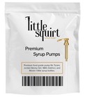 4-pack Gold Little Squirt Syrup Pumps For Coffee Syrup Bottle  Fits 750ml 25 4oz