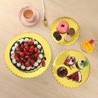 24 Pack 6 8 10 12 Inch Round Gold Cake Boards greaseproof Cardboard Cake Circles