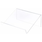Plymor Ad2503-2 Clear Acrylic Book Display Stand 12x9x4 5 1 5  Ledge 2-pack New