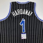 Autographed signed Anfernee Penny Hardaway Orlando Black Jersey Psa dna Coa