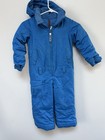 Burton 3t Snow Suit Toddler Kids Blue Snap On Hood One Piece