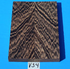 Fancy Wenge Knife Scales 1 Pair 5 16 x 1-1 2 x 5  knife Grips exotic Wood lumber