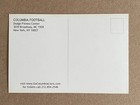 Cfb 2001 Columbia Lions Football Schedule Postcard College Hard To Find Ivy Lg