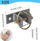 8 Pcs Heavy Duty Water Bucket Hook With Pin Wall Mounted Equestrian Bracket