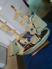6x Vintage Wooden Collectible Model Ships Great Condition  One Has Broke Rod 
