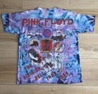 Vintage Pink Floyd Shirt Tie Dye Single Stitch The Division Bell Tour 1994 M l