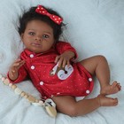 Reborn Baby Dolls Black Girl - 20 Inch African American Realistic Newborn Girl