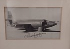 Chuck Yeager Signed Signature Wwii Ace 8th Af Speed Of Sound  Glamorous Glennis