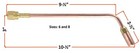 S  a Heating Nozzle rosebud 8-mfn-1 Compatible With 100 Series Victor - Propane