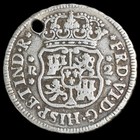Mexico Spanish Colonial 2 Reales Two Pillar Ferdinand Vi 1756 Mo M Mexico Mint