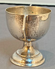 Antique Vintage  Art Deco English Silver Plated Egg Cup