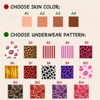 Personalized Men s Swim Trunks  Funny Swim Shorts  Fake Underwear Print Beach