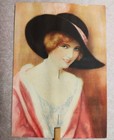 C1920 Ad Hand Hand Fan For Gehning Player-pianos