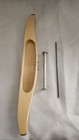 Vintage Wooden Inlay Weaving Boat Loom Shuttle 12    Textile Tool