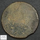 1795 Plain Edge Liberty Cap Flowing Hair Large Cent Vf Detail  clip Mint Error  