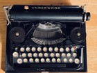 1927 Underwood Standard Portable Typewriter 3 Bank W Case  200744 Nice 