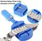 147 Pcs Watch Repair Kit Watchmaker Back Case Remover Opener Link Pin Spring Bar