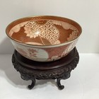 Rare Antique 19th Century Japanese Kutani Bowl From Meiji Period 9   