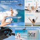Drone With Camera 1080p Hd Fpv Foldable Drone For Beginners And Kids  Quadcopter