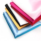 4pcs Men Handkerchiefs Solid Color Handkerchief Hanky Silk Suits Pocket Square_a