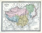 1850 Vuillemin Map China Japan Taiwan Korea Tokyo Mongolia Macau Tibet Hainan
