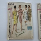 Vintage Simplicity Pattern  5980  5460  5449  4298  8871  9033 Uncut  Size 12
