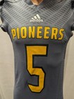 Game Used Liu Post Pioneers Game Used Football Jersey Adidas L Ncaa David White 