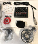 Professional Condenser Microphone Black Bundle One Pack  Alpowl Bm800tz