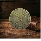 Viking Warrior Rune Battle Axe Challenge Coin Collectible