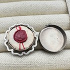 Antique Religious Reliquary Relic Rare Saint Maria Gorgetti Wax Seal In Place