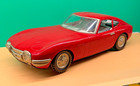 Vintage Ichiko Toyota 2000gt Tinplate Car Japan C1960s Friction Large Original