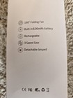 Marriott Bonvoy Branded Portable 180   Folding Handheld Fan With Carabiner